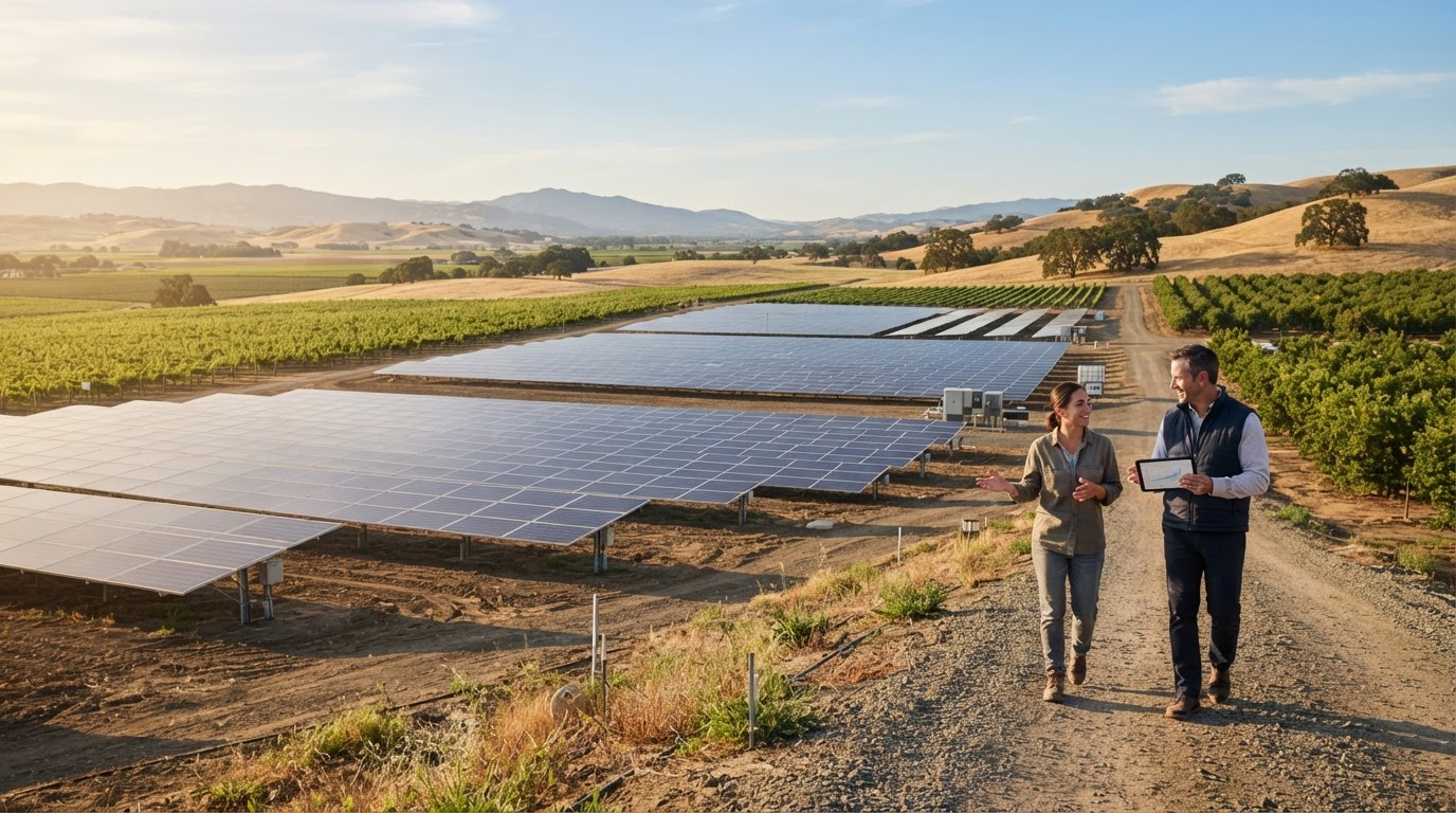 Farm Solar Rebate predictive analytics interface displaying real-time market data